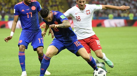 J罗两送助攻3-0完胜，种子队波兰世界杯惨遭淘汰