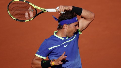 2018法网决赛纳达尔三盘横扫蒂姆再铸红土霸权